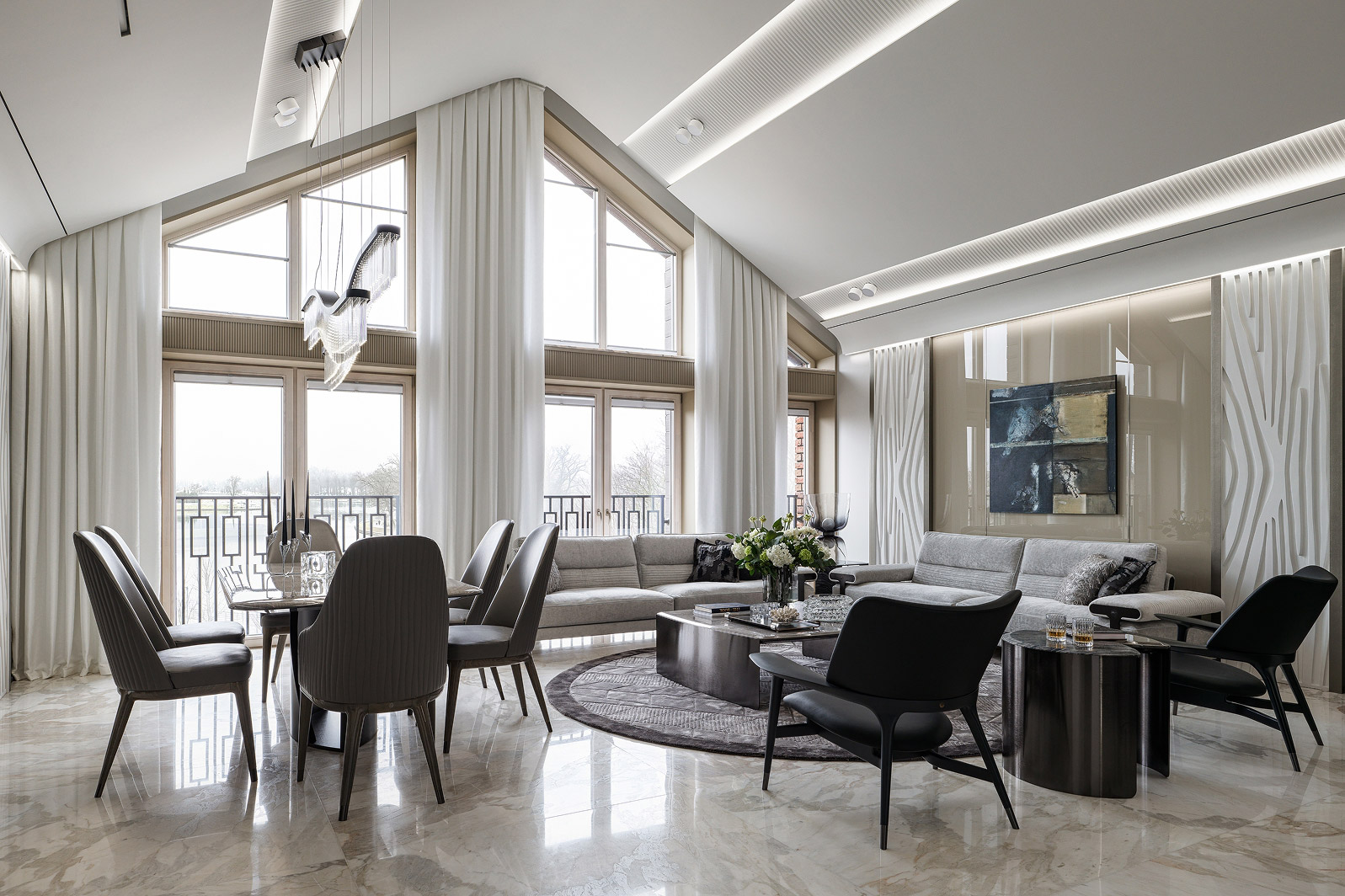 Một căn penthouse sang trọng ở Kaliningrad